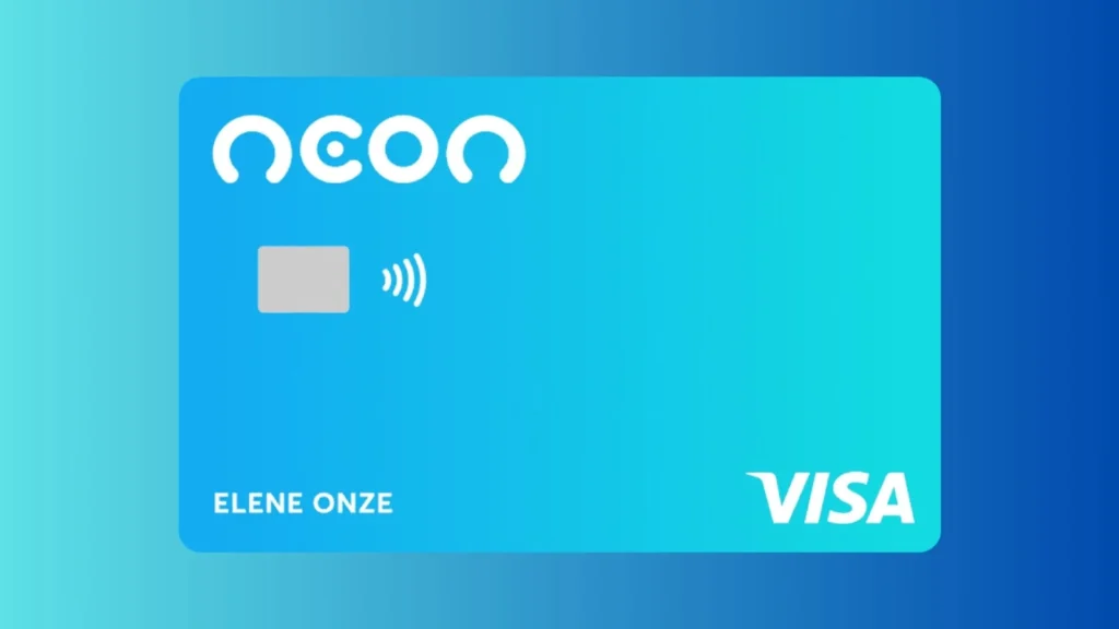 1 - Cartão para negativado com limite aprovado na hora: Neon Visa